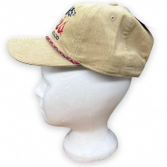 Women's Coors Rocky Mountains Logo Beer Colorado Corduroy Snapback Hat