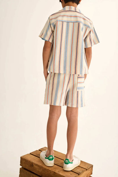Iro Striped Cotton Button Up Shirt