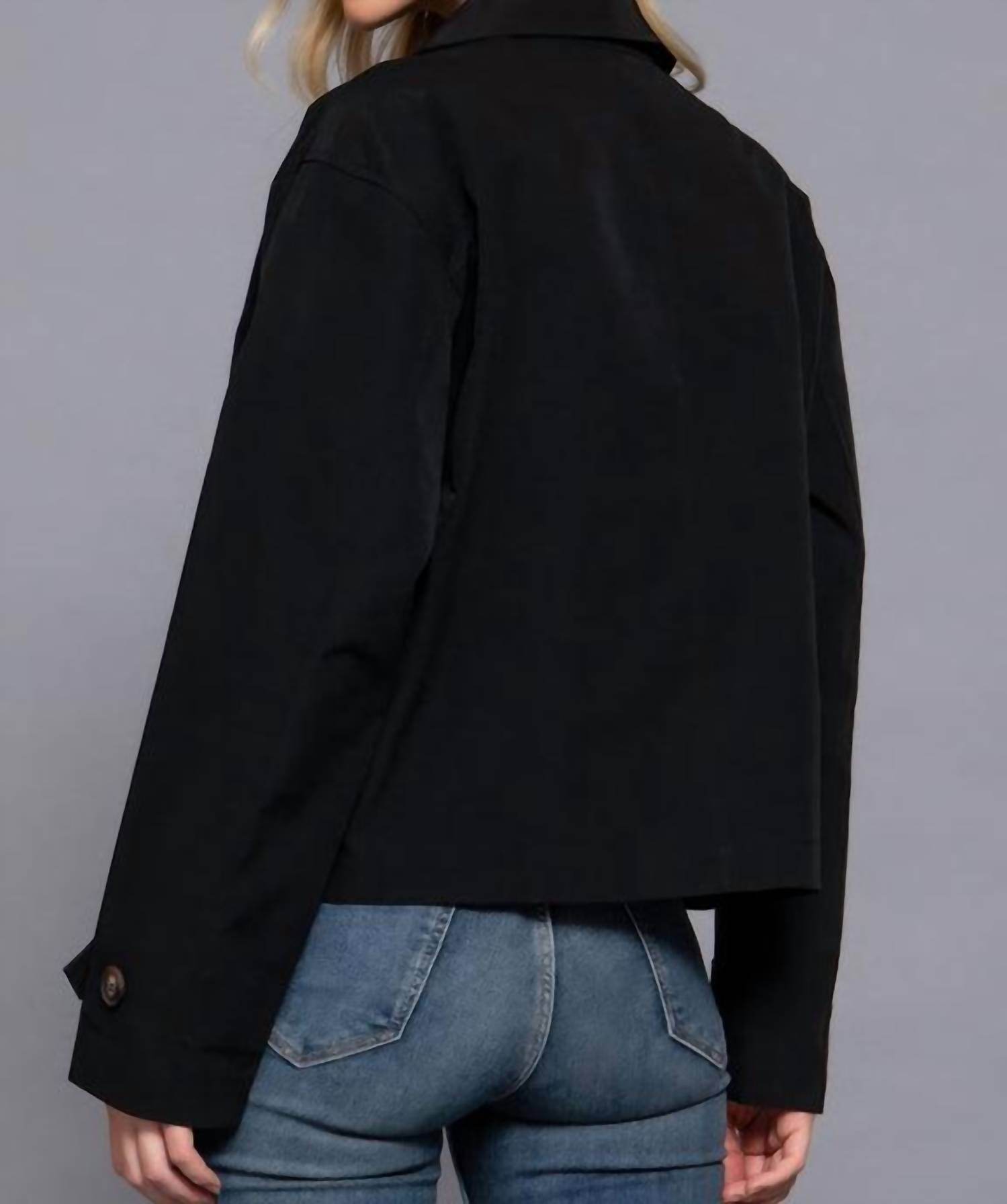 Reine Krief - Double Breasted Short Trench Jacket - Rack Hunt -