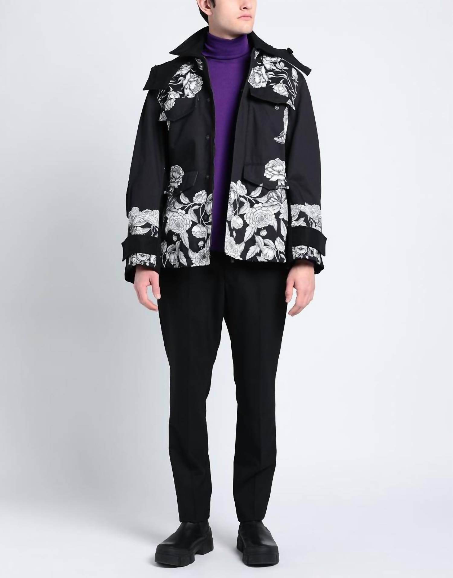 Valentino - Cotton Blend Print Jacket - Rack Hunt