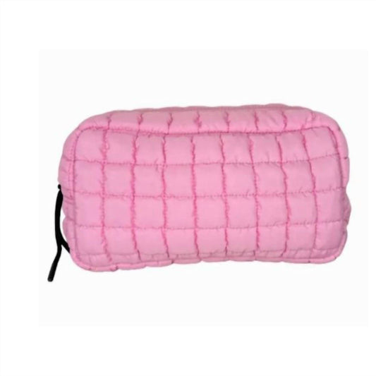 Girlie Girl - Women's Puffer Quilted Makeup Bag - Rack Hunt -