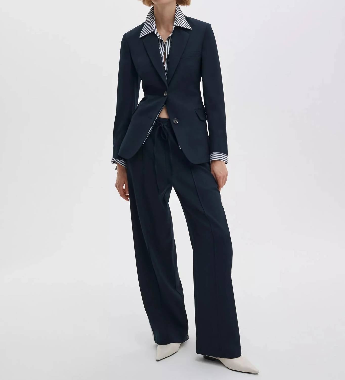 Siena Wool Side Stripe Pants