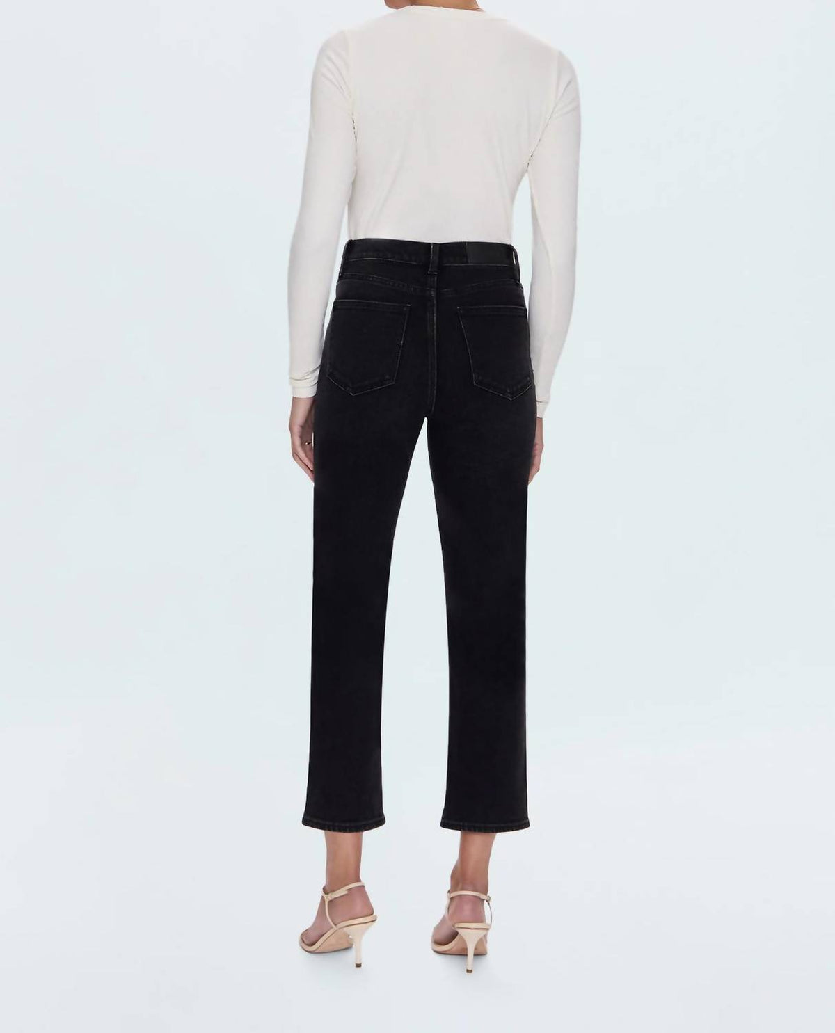 Charlie High Rise Classic Straight Ankle Jeans