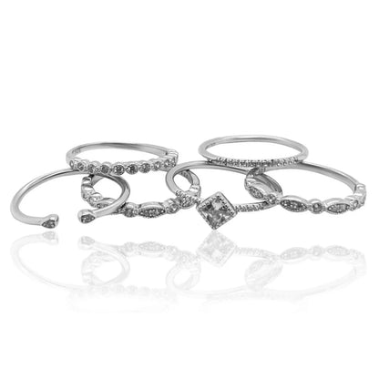 Allyanna Gifts - Women's Marbella Stackable Ring Set - Rack Hunt