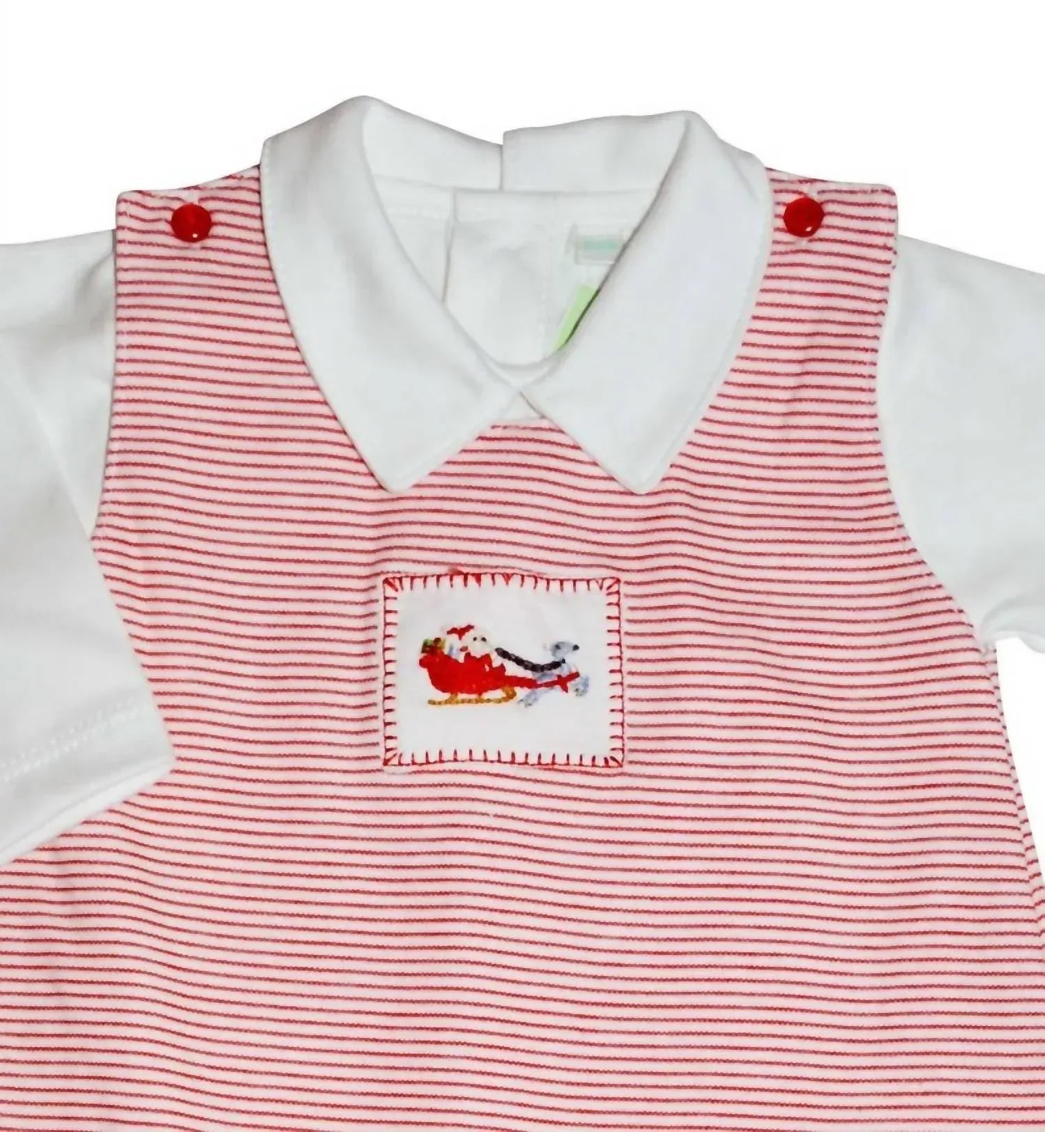 Baby Threads - Baby Boys Santa's On The Way 2-piece Romper Set - Rack Hunt