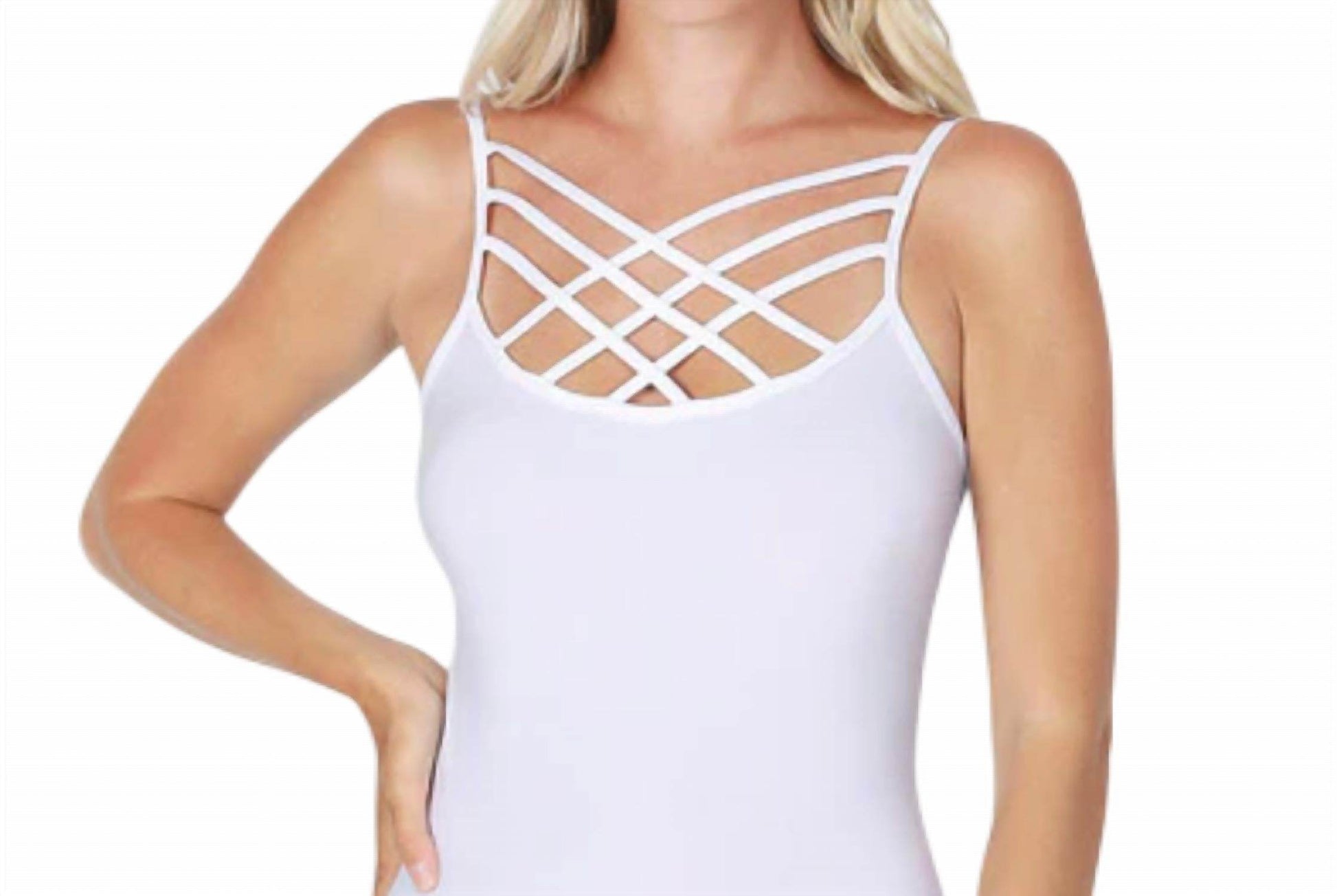 AAAAA FASHION - Criss Cross Seamless Cami - Rack Hunt -