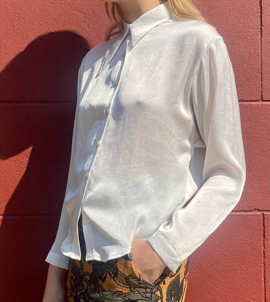 Rose Velvet - Jojo Japanese Charmeuse Blouse - Rack Hunt