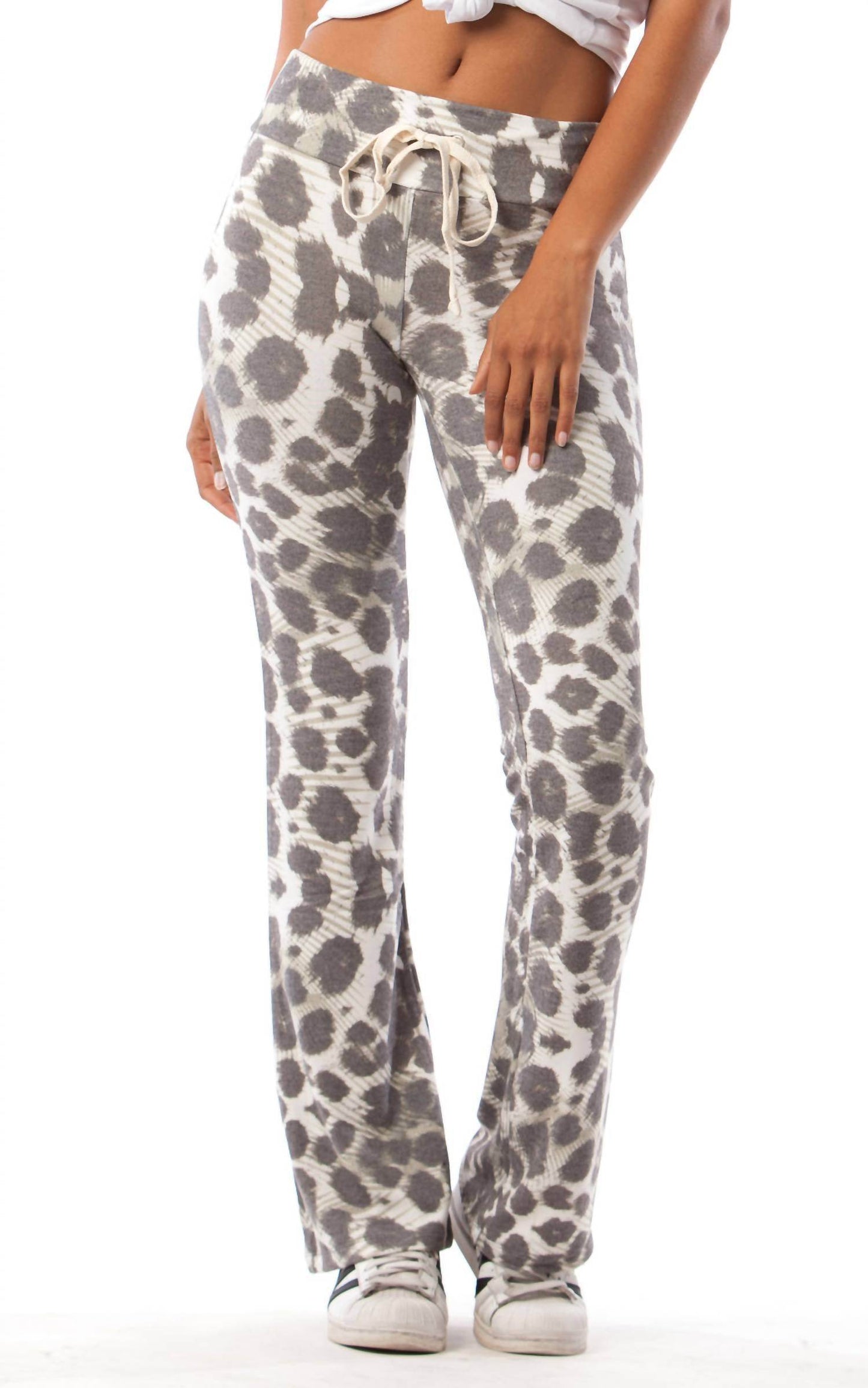 Playground - Women's Leopard Printed Sweatpants - Rack Hunt -