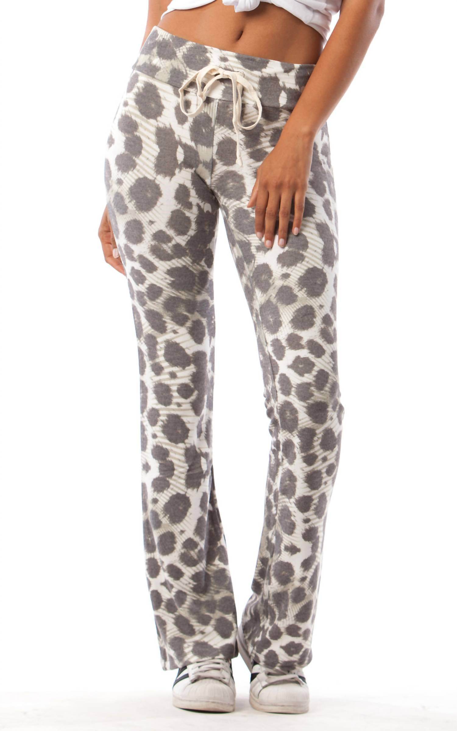 Playground - Women's Leopard Printed Sweatpants - Rack Hunt -
