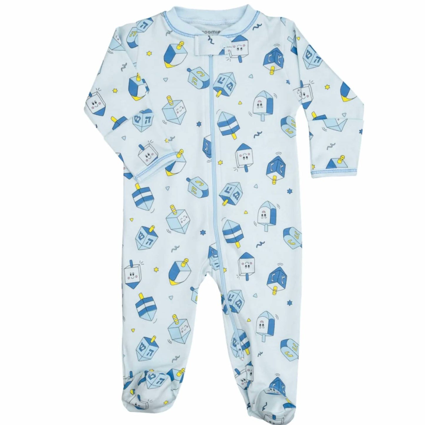 Kid's Happy Dreidels Zip Footie
