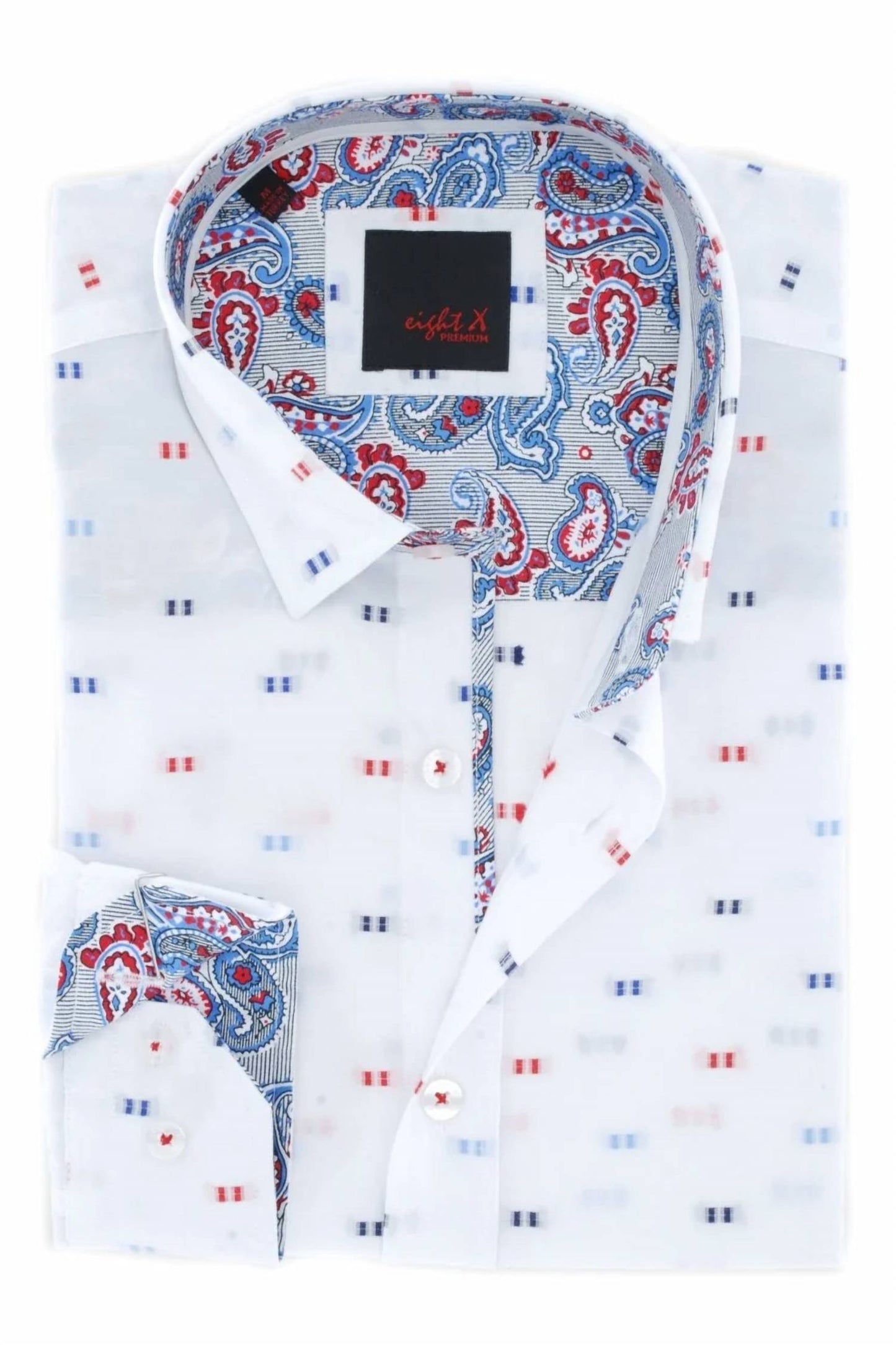 Men's Paisley Print Fill Coupe Shirt