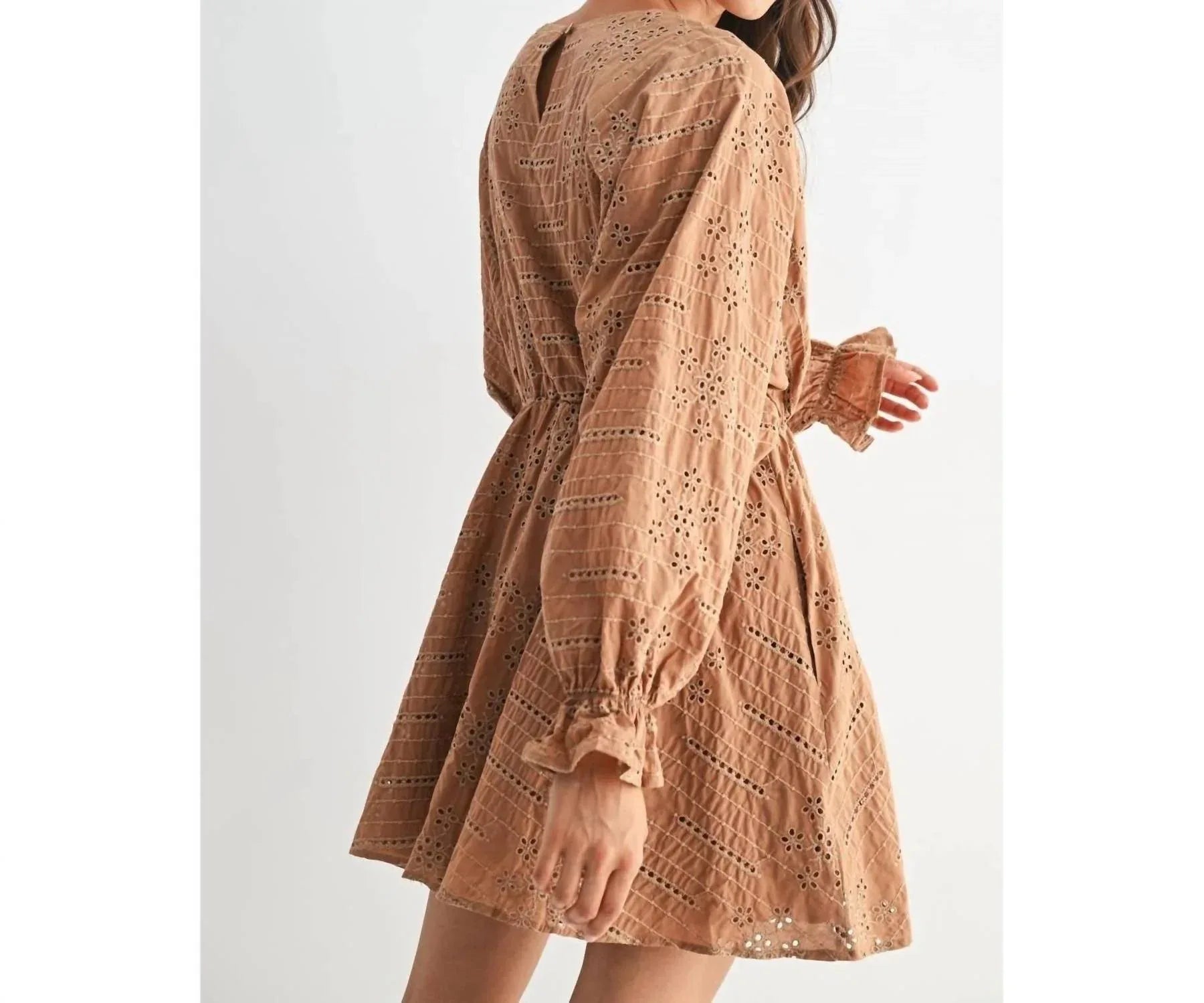 Clothing by IVE - Camden Eyelet Mini Dress - Rack Hunt