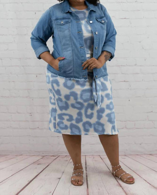 Spring Fling Denim Jacket - Plus