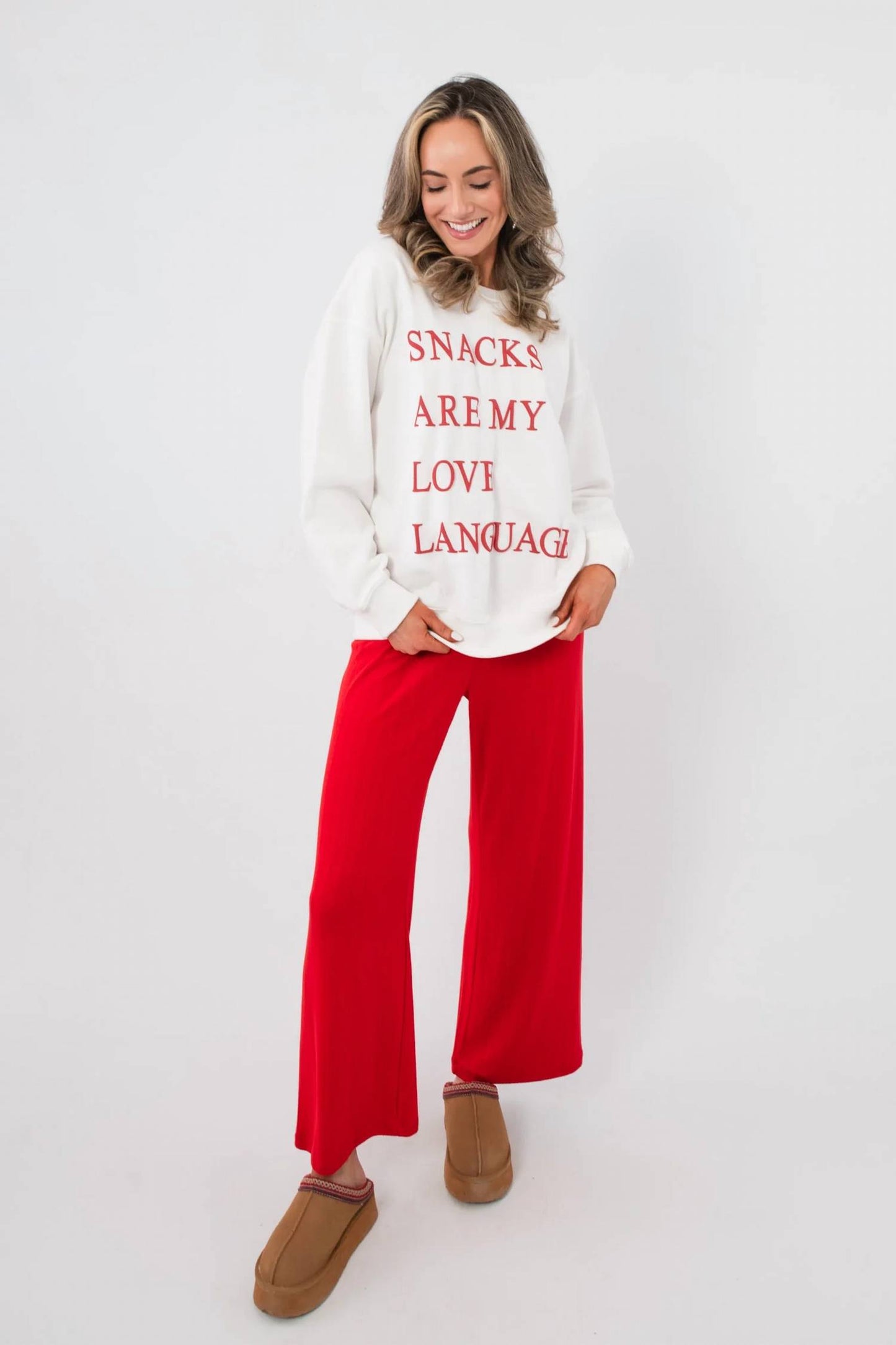 Snacks Are My Love Language Sweatshirt