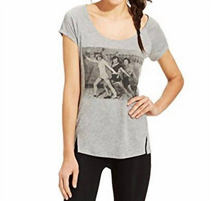 Open Back Graphic Tee