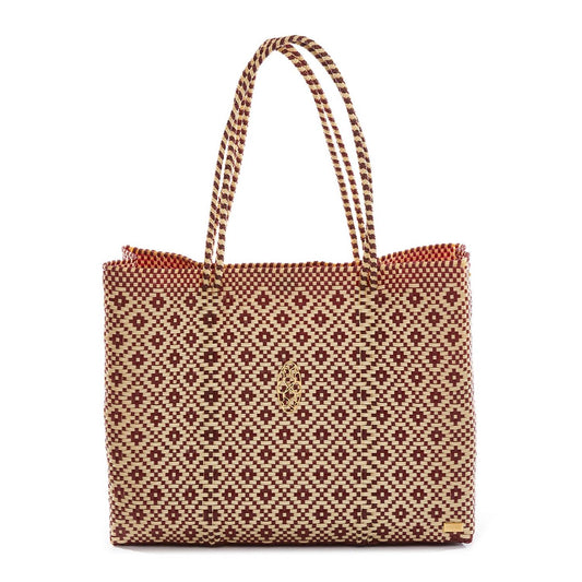Women's Travel Handmade Aztec Tote Bag With Clutch