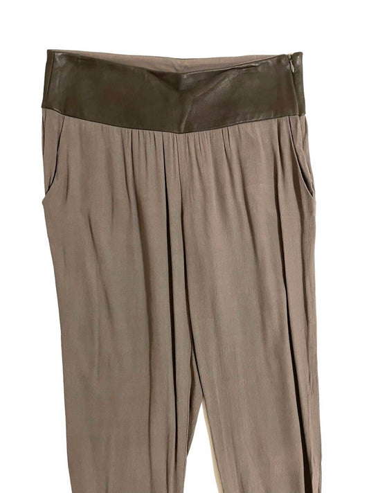 SOLD Design Lab - Women's Leather Waist Jogger Pants - Rack Hunt -