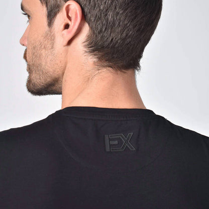 Crew Neck With Silicone Biker Patch T-Shirt