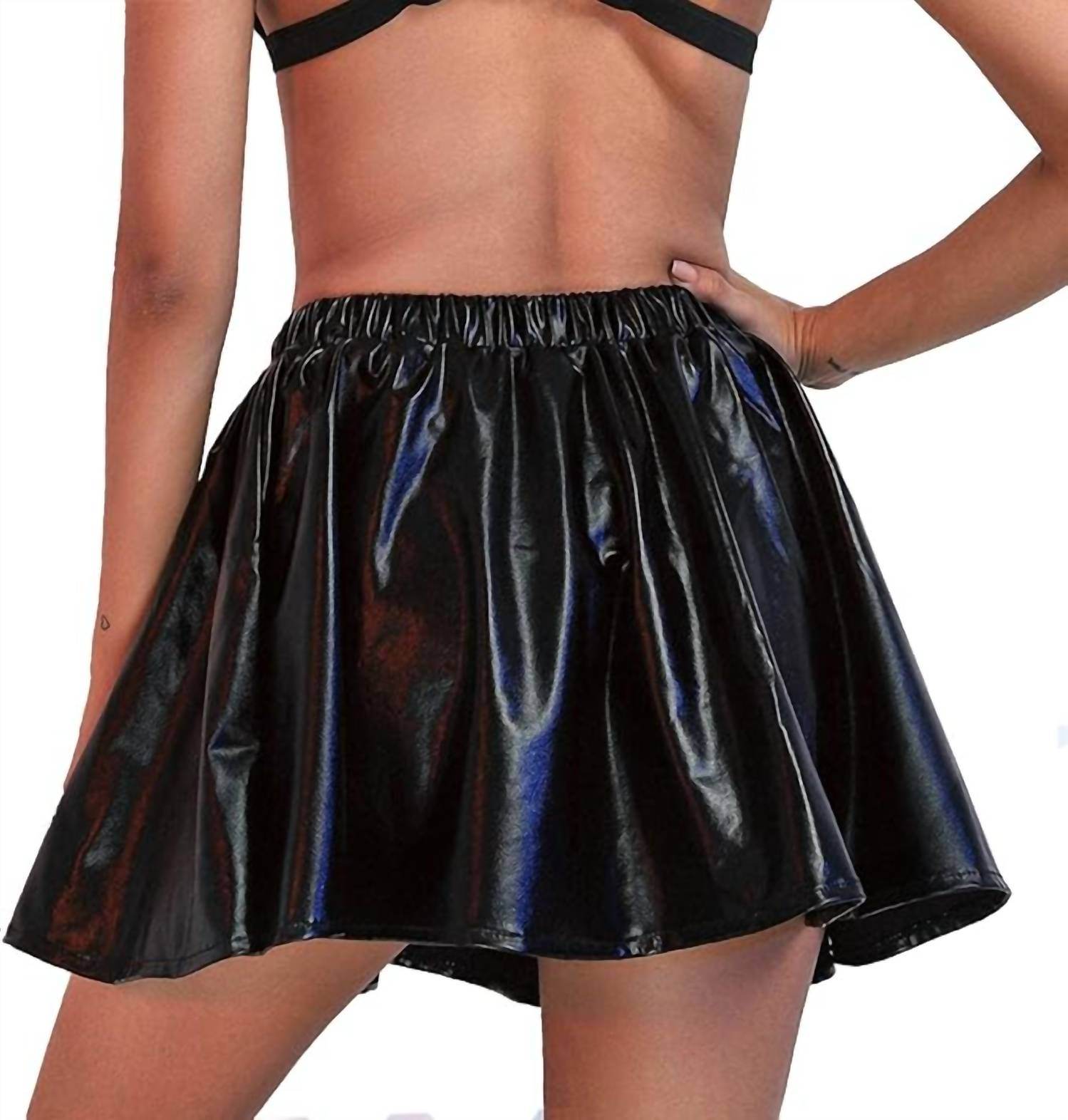Belle Cher - Metallic Mini Skort - Rack Hunt -