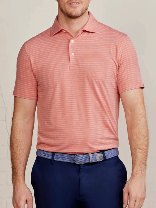 Brookline Stripe Cloud Polo