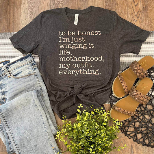 Kiki's Boutique - Just Winging It Tee - Rack Hunt -