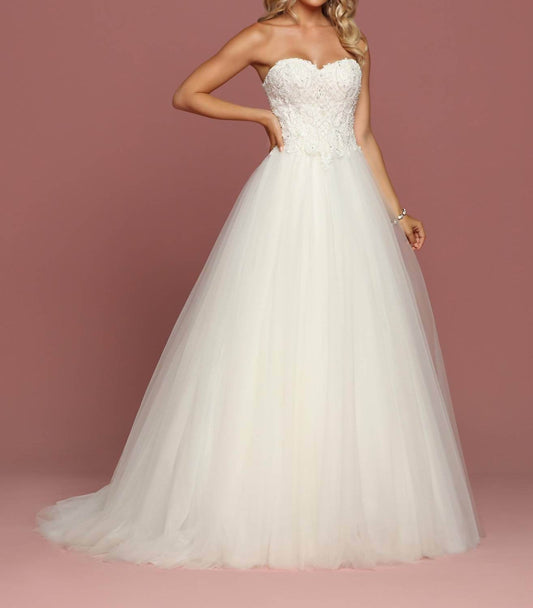 DaVinci Bridal - Classic Ball Gown Dress - Rack Hunt