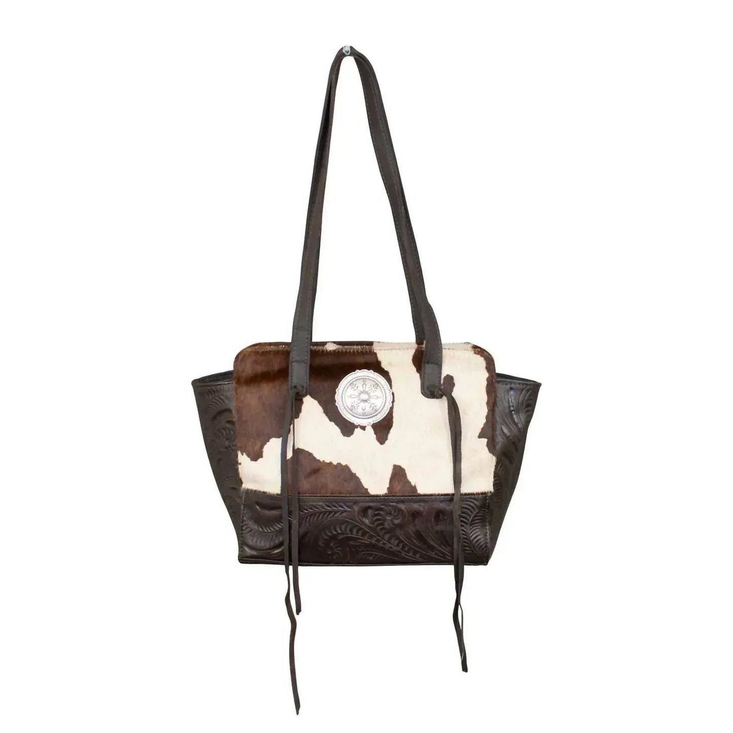 American West - Women's Cow Town Zip Top Tote Bag - Rack Hunt