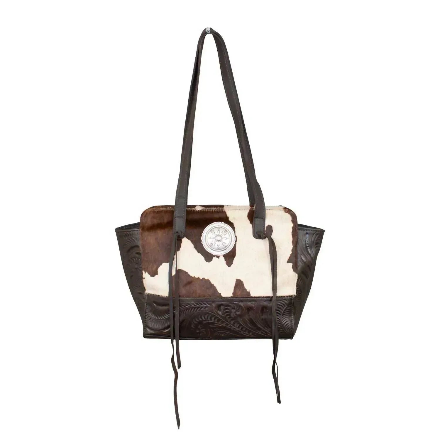 American West - Women's Cow Town Zip Top Tote Bag - Rack Hunt