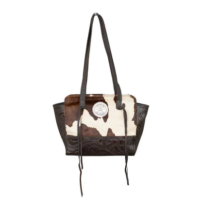 American West - Women's Cow Town Zip Top Tote Bag - Rack Hunt