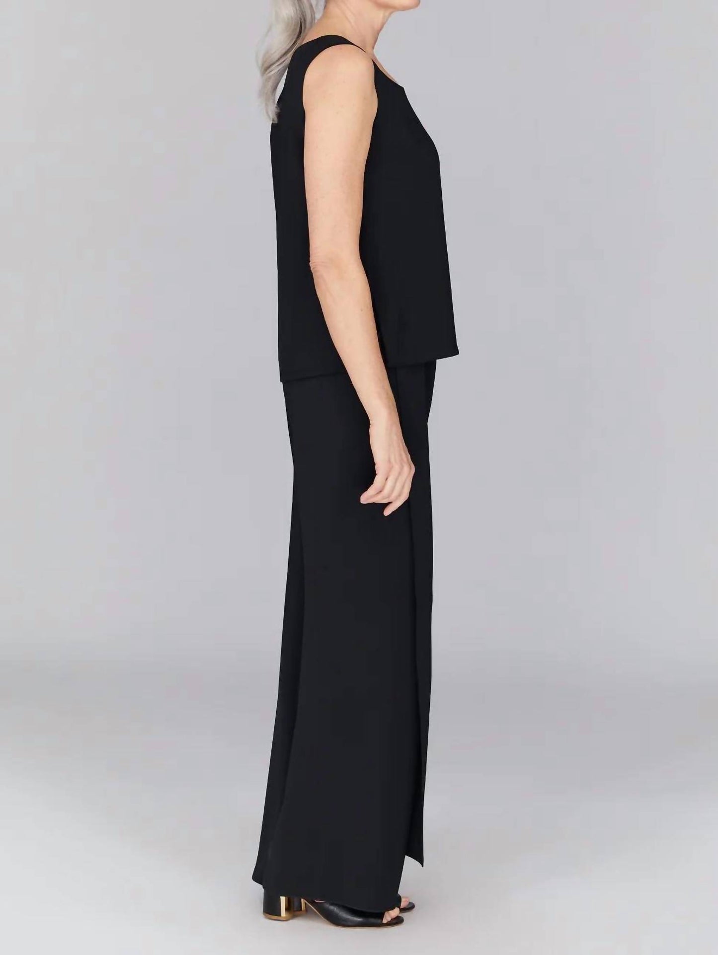 Overlap Pant With Back Elastic