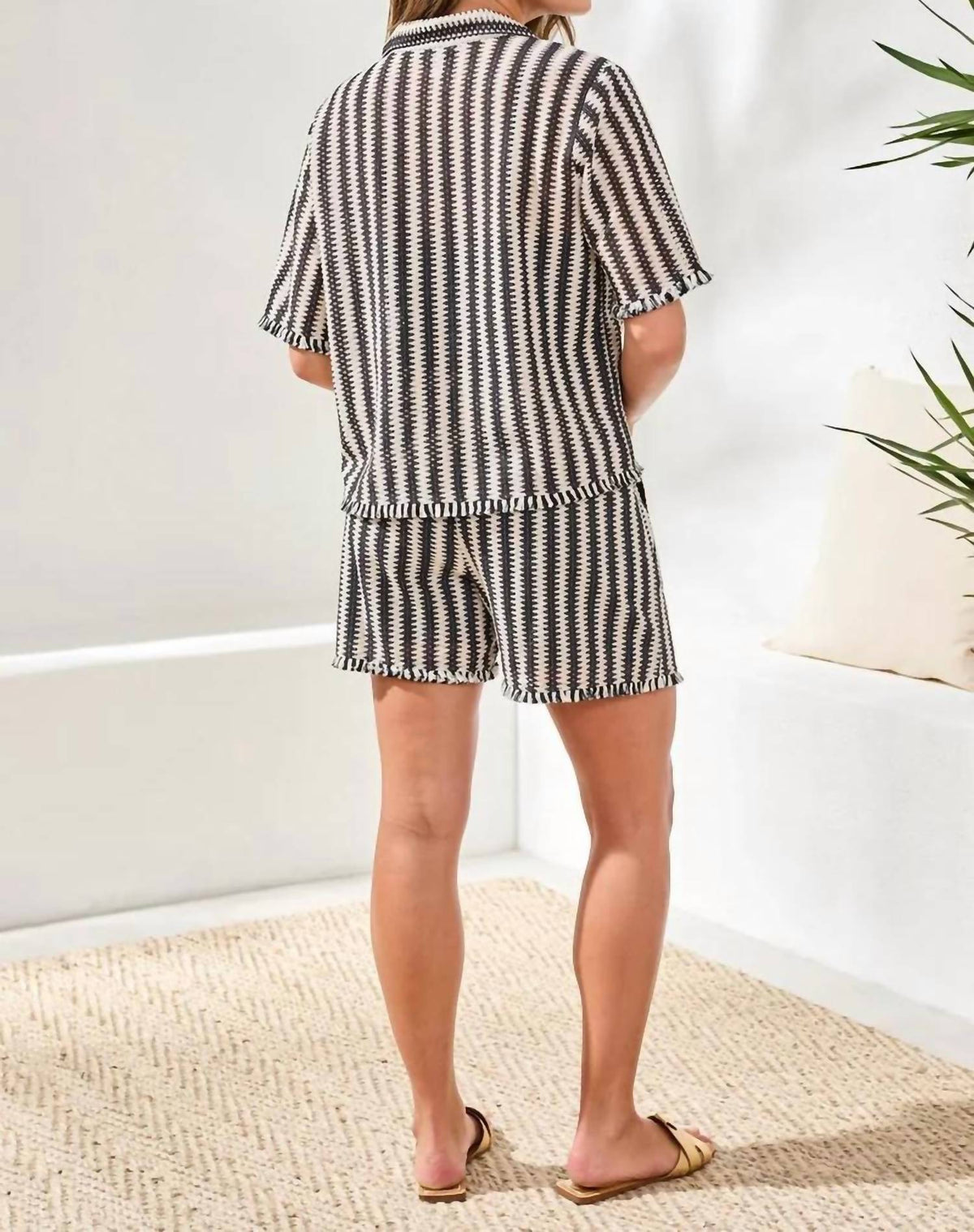Button Front Blouse