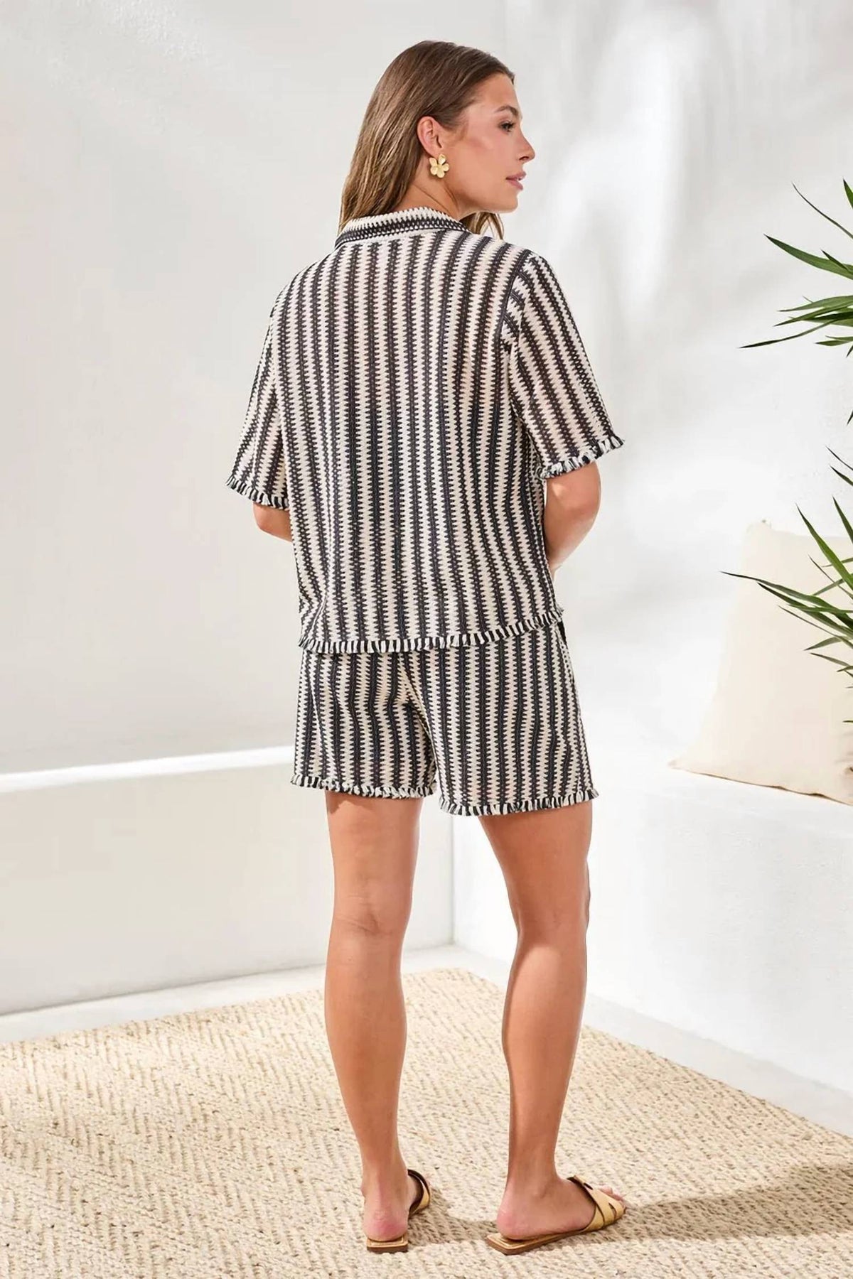 Button Front Blouse