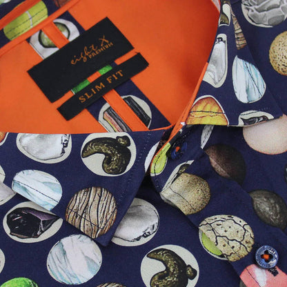 Polka Dot Collage Of All Things Button Down Shirt