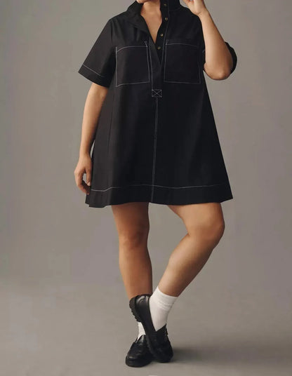 Maeve - The Jeannie Short Sleeve A-line Dress - Rack Hunt
