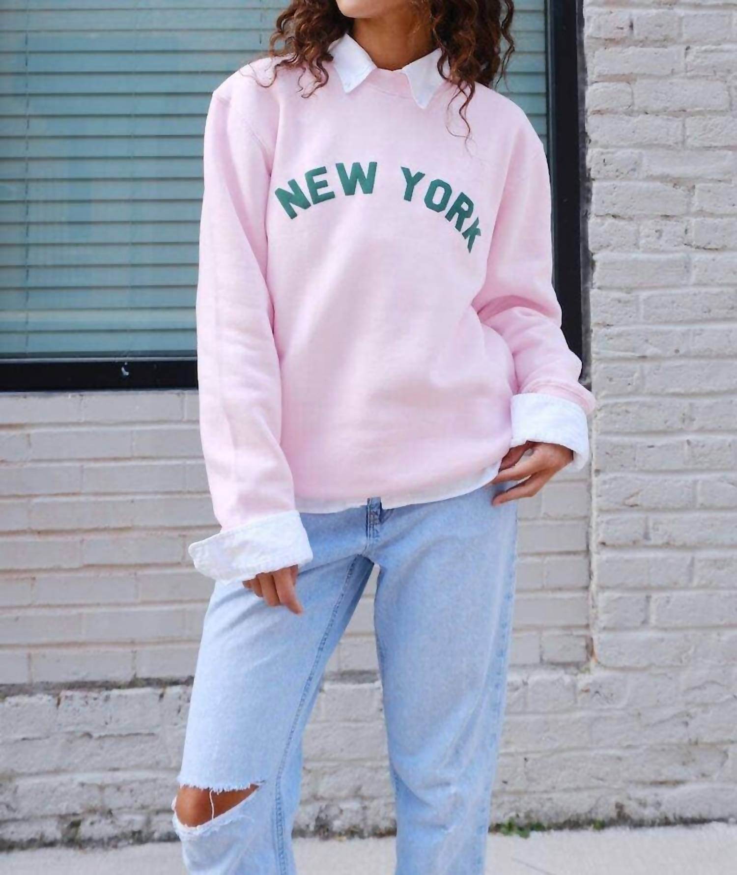 Mure + Grand - Women's New York Puff Sweatshirt - Rack Hunt -