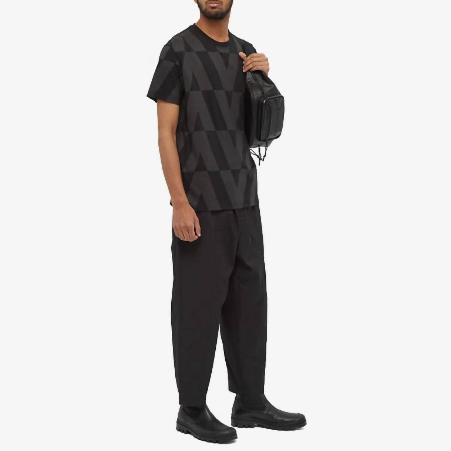 Valentino - Tonal Optical Logo T-shirt - Rack Hunt