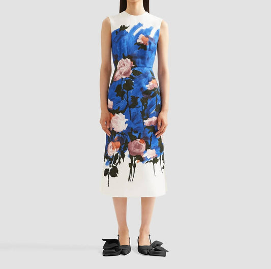 Sleeveless Pencil Midi Dress