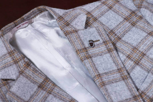 Ravazzolo - Men's Wool & Cashmere Plaid Sportcoat - Rack Hunt