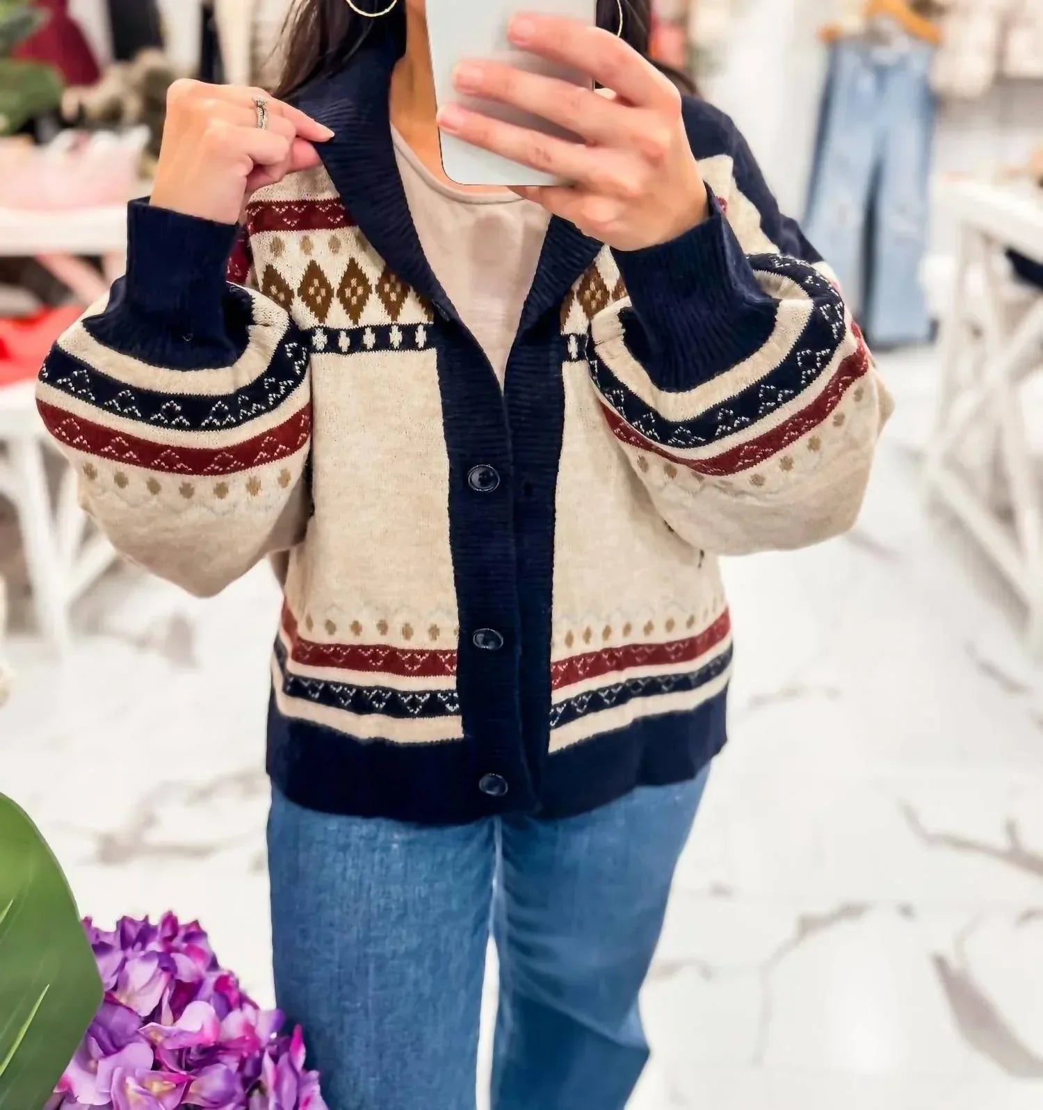 Sunday Edition - Women's Ranch Romance Knit Cardigan - Rack Hunt