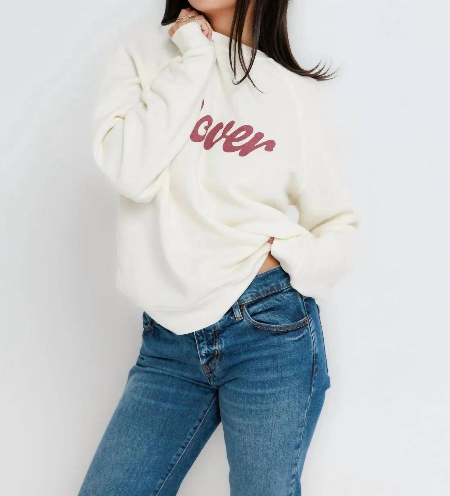 Lover Raglan Crew Sweatshirt