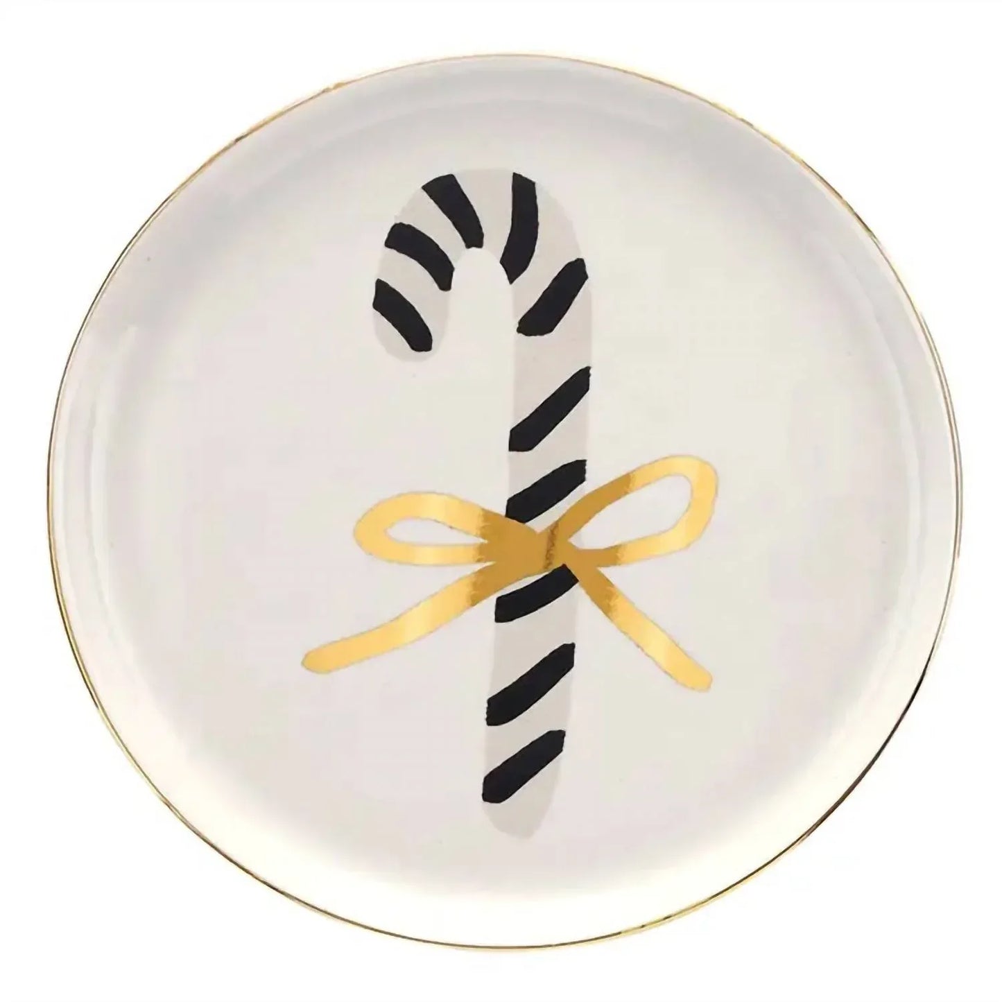 Santa Barbara Design Studio - Candy Cane Appetizer Plates Set - Rack Hunt