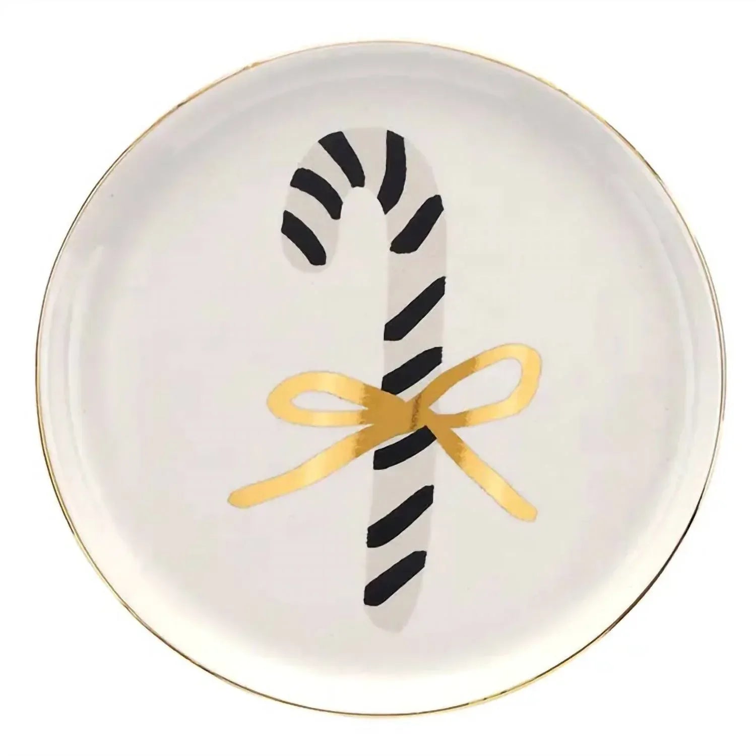 Santa Barbara Design Studio - Candy Cane Appetizer Plates Set - Rack Hunt