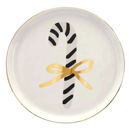 Santa Barbara Design Studio - Candy Cane Appetizer Plates Set - Rack Hunt