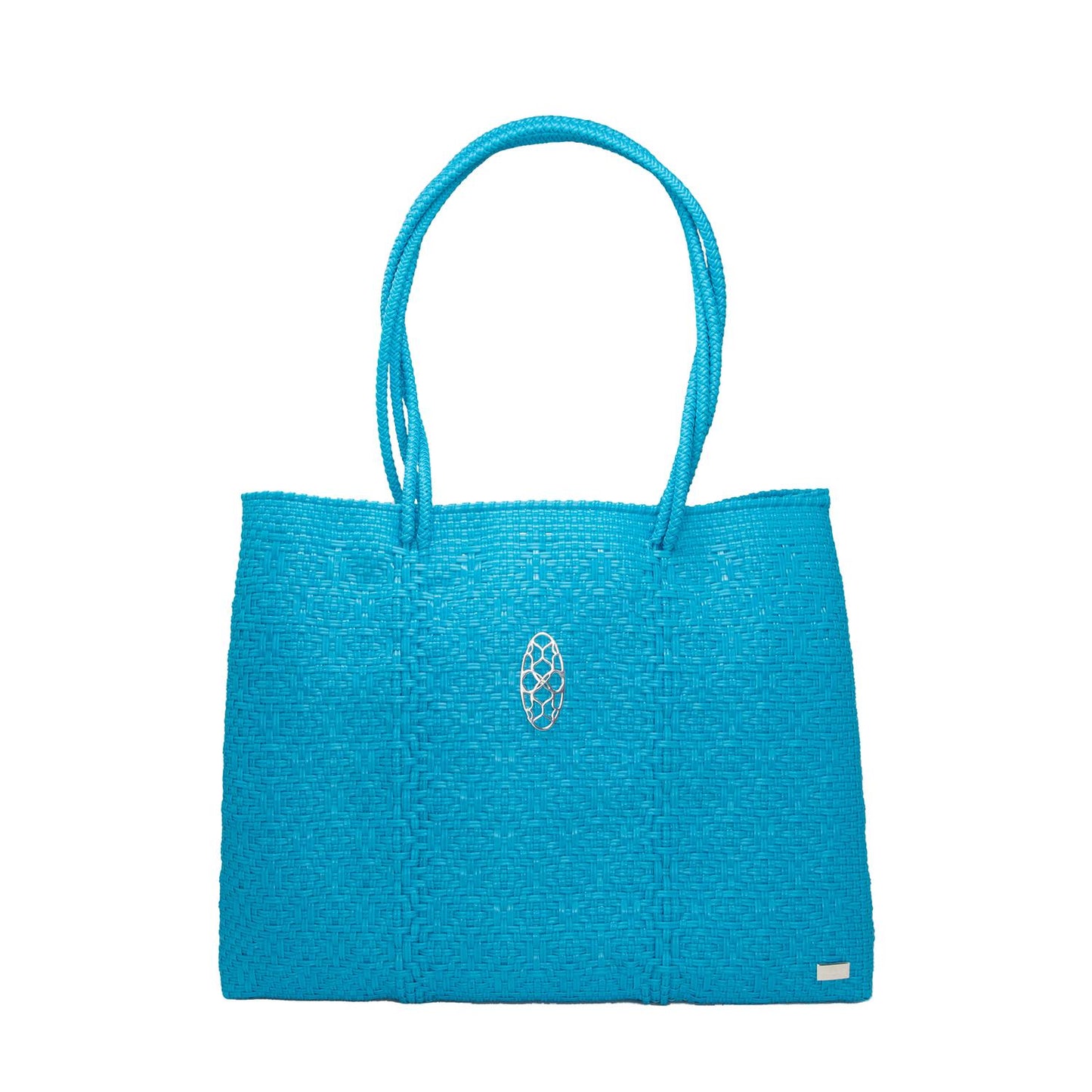 Women's Travel Woven Tote Bag With Clutch