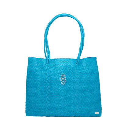 Women's Travel Woven Tote Bag With Clutch