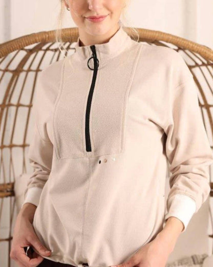 Half Zip Sweatshirt