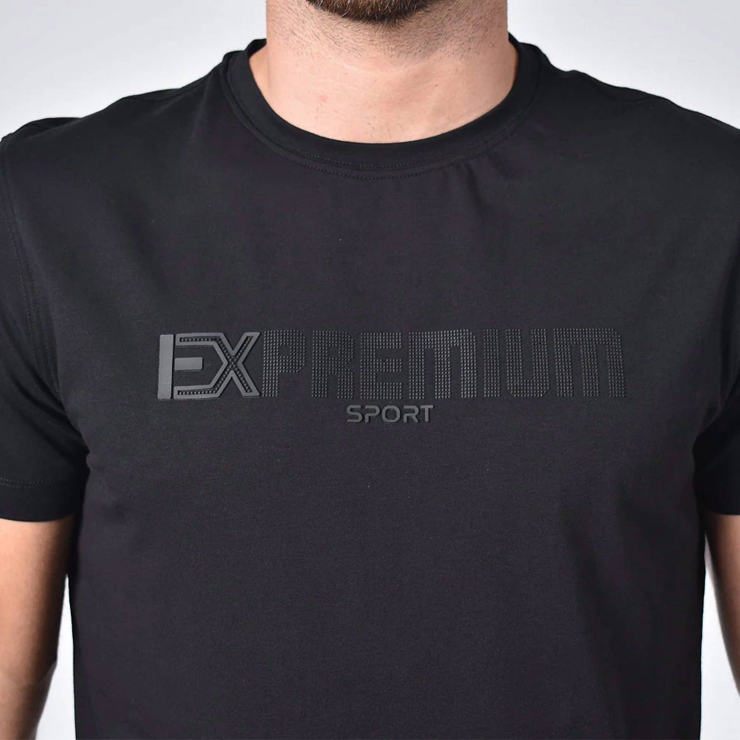Crew Neck With Silicone Logo T-Shirt
