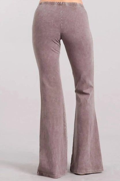Chatoyant - Mineral Wash Bell Bottom Soft Pants - Rack Hunt