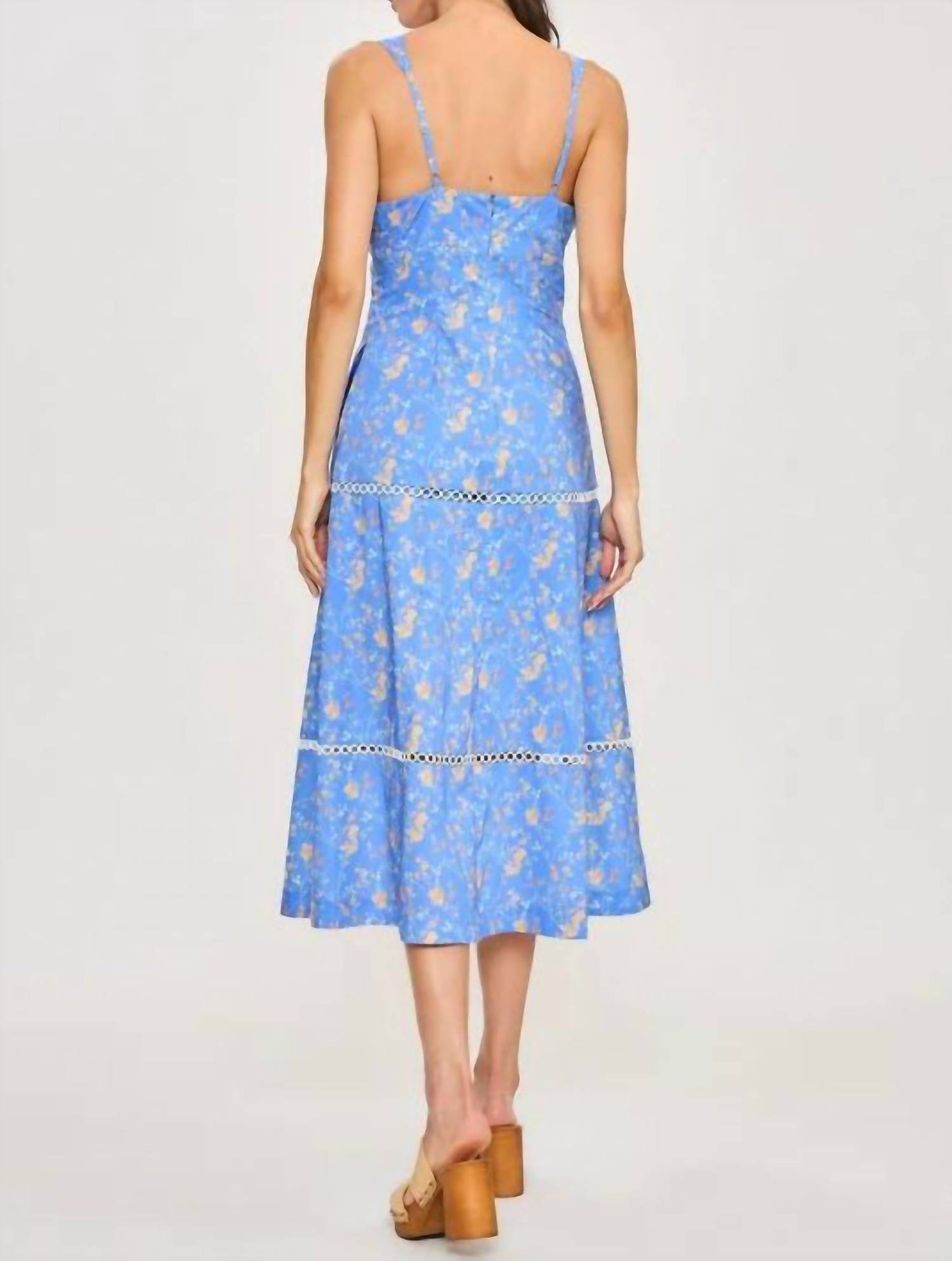 Clara Floral Midi Dress