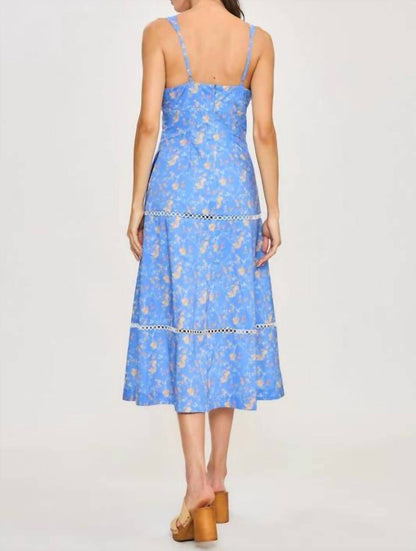 Clara Floral Midi Dress